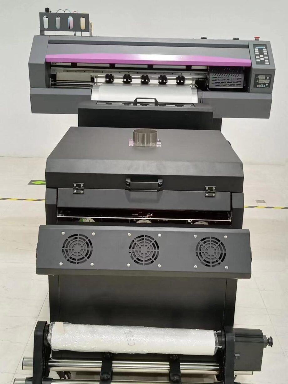 Best White Ink DTF Printer – Front view of the dual-head A3 printer for high-quality T-shirt heat transfer printing